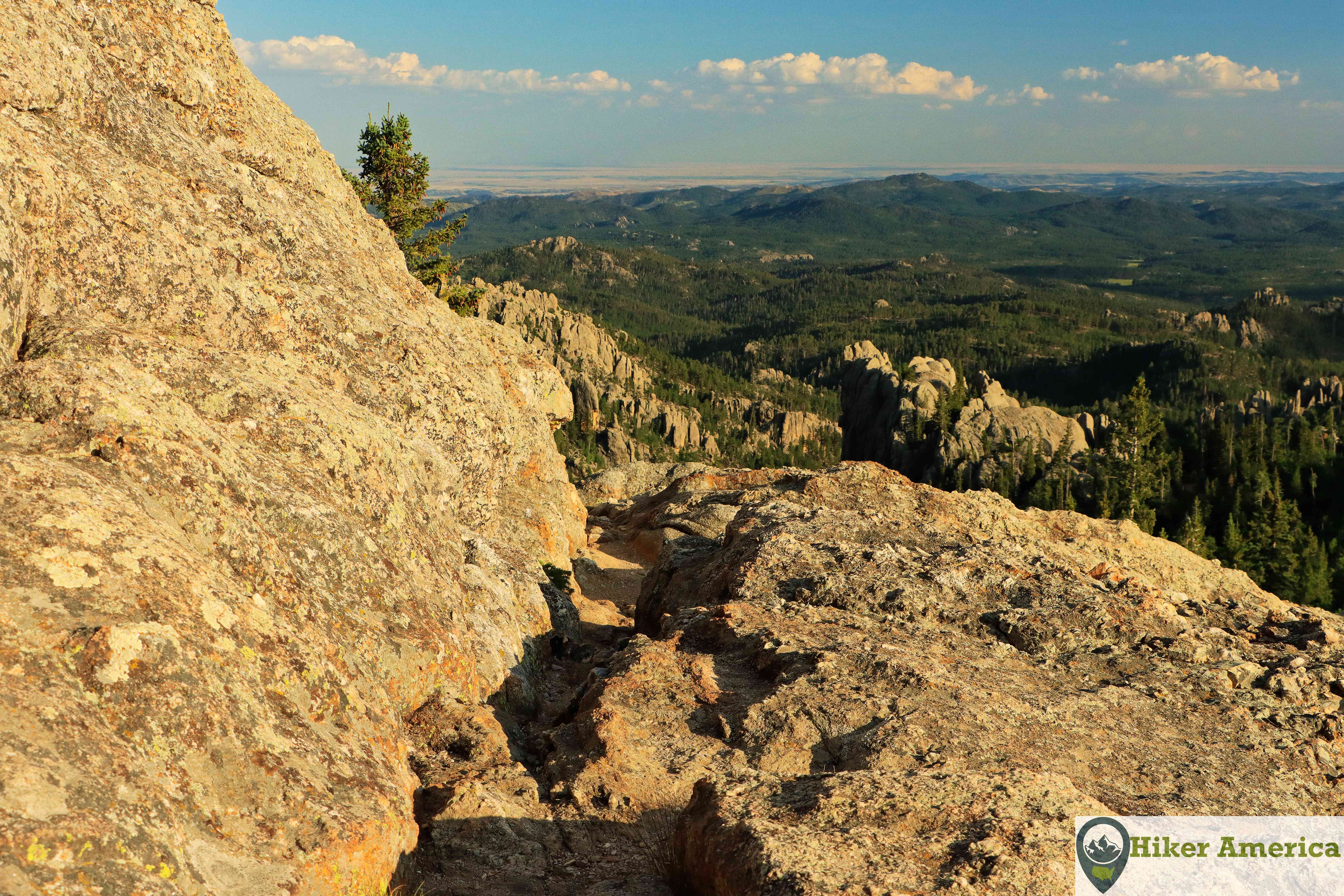 Spectacular views from the spur to the Little Devils Tower.